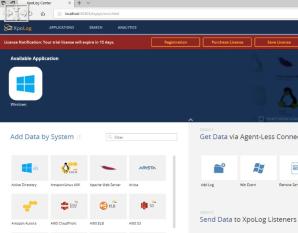 XpoLog Center Screenshot