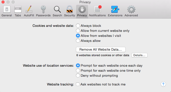 Clear Cache and Browser History: Apple Safari – Emergency Management Victoria
